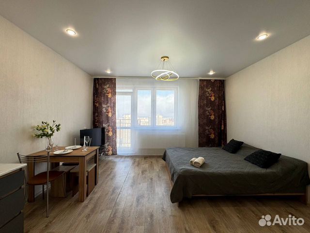 

Квартира-студия, 32 м², 2 кровати