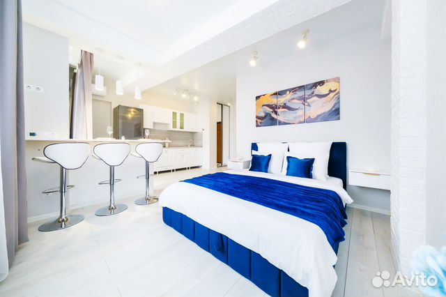 

Квартира-студия, 35 м², 2 кровати