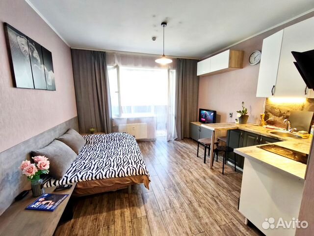 

Квартира-студия, 25 м², 2 кровати