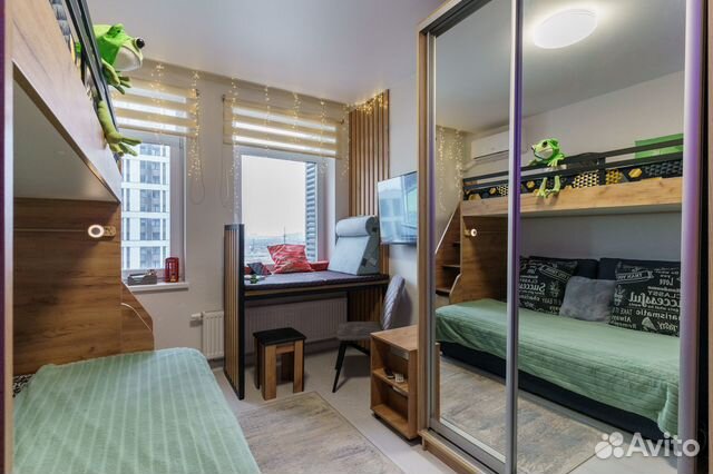 

Квартира-студия, 23 м², 2 кровати