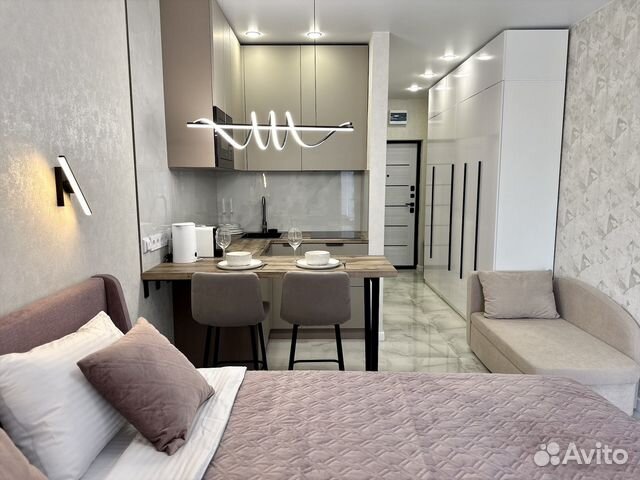 

Квартира-студия, 24 м², 2 кровати