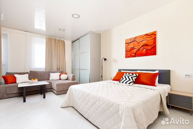 

Квартира-студия, 45 м², 2 кровати