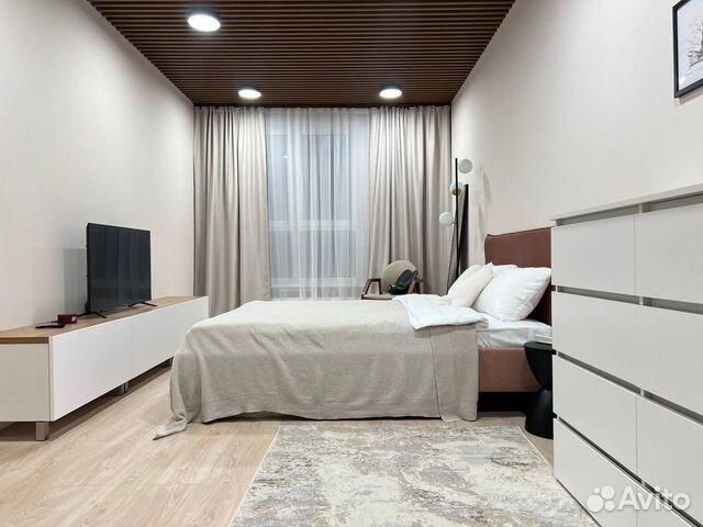 

1-к. квартира, 52 м², 2 кровати