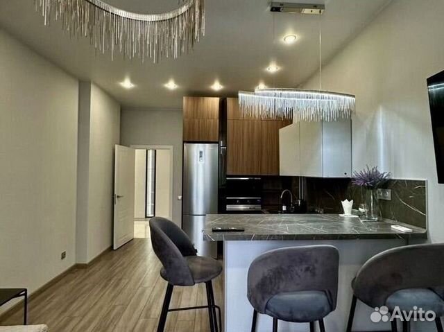

1-к. квартира, 60 м², 2 кровати