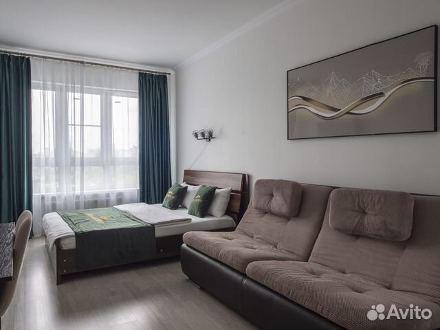

1-к. квартира, 42 м², 2 кровати