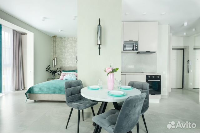 

Квартира-студия, 32 м², 2 кровати