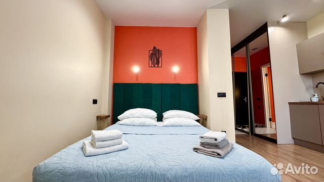 

Квартира-студия, 29 м², 2 кровати