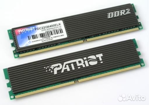 Оперативная память DDR2 Partriot 1066Mhz 2Gb