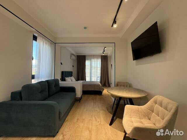 

Квартира-студия, 28 м², 2 кровати