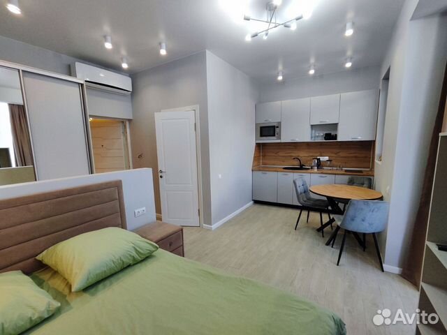

Квартира-студия, 32 м², 2 кровати