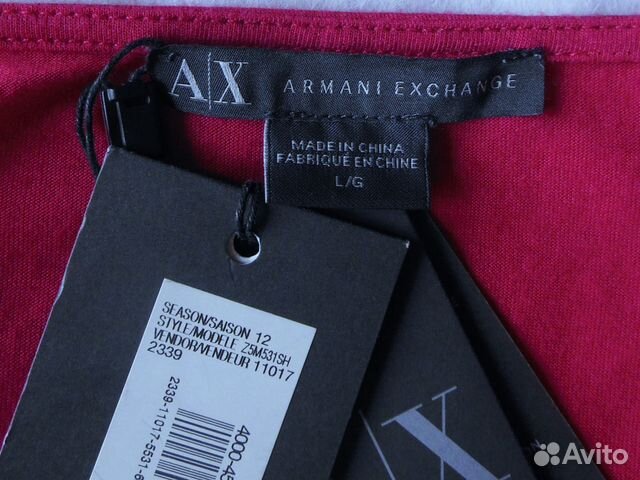 Новая блузка Armani Exchange Италия топ оригинал Новая блузка Armani Exchange Италия топ оригинал