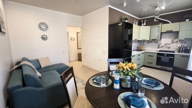 

1-к. квартира, 43 м², 2 кровати