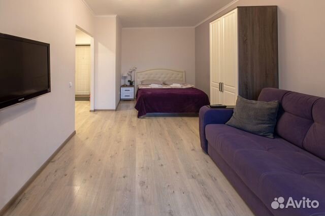 

1-к. квартира, 42 м², 2 кровати