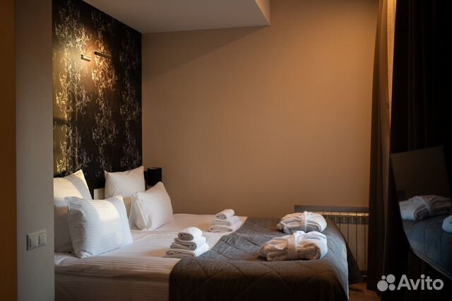 

1-к. квартира в апарт-отеле, 37 м², 2 кровати