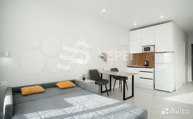 

Квартира-студия, 30 м², 1 кровать