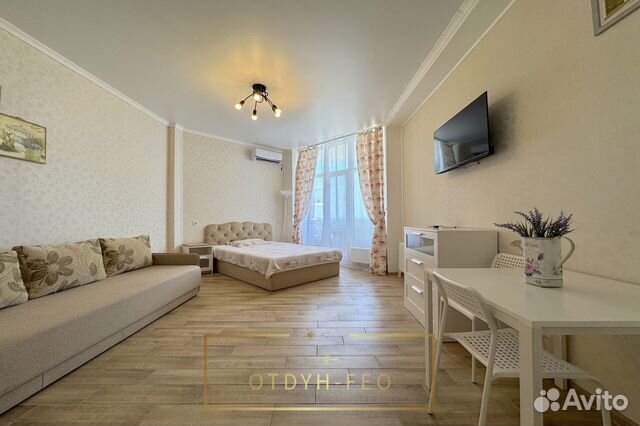 

Квартира-студия, 25 м², 2 кровати