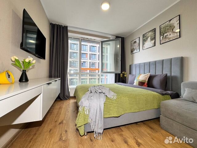 

Квартира-студия, 26 м², 2 кровати