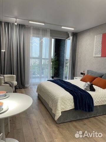 

Квартира-студия, 30 м², 1 кровать