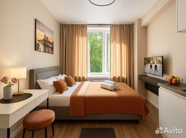 

Квартира-студия, 22 м², 1 кровать