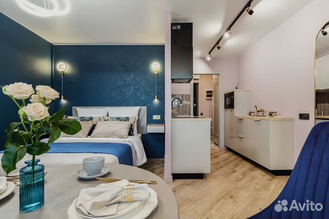 

Квартира-студия, 35 м², 1 кровать