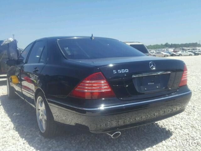 В разборе mercedes S W220 1999 №133 черный