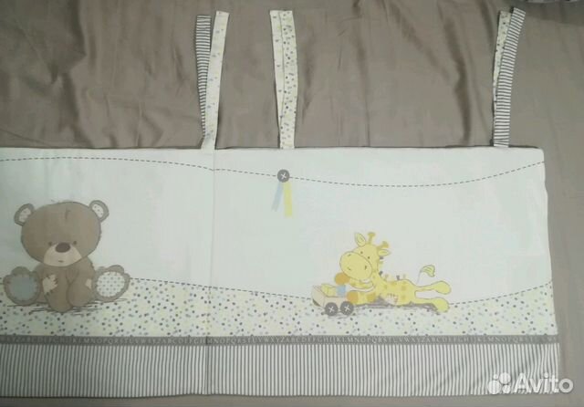 Бортики на половину кроватки Mothercare для новоро
