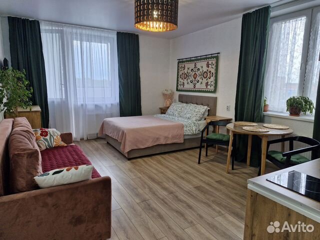 

Квартира-студия, 35 м², 2 кровати