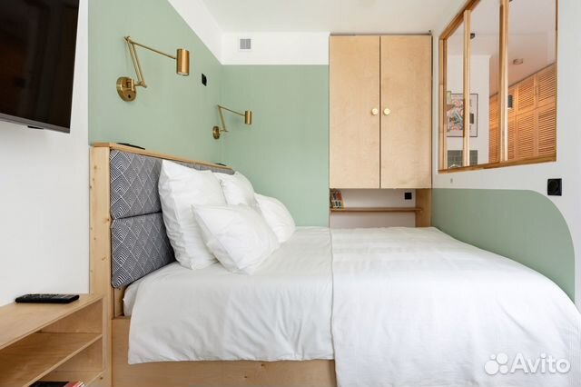 

Квартира-студия, 29 м², 2 кровати