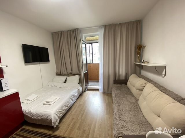 

Квартира-студия, 25 м², 3 кровати