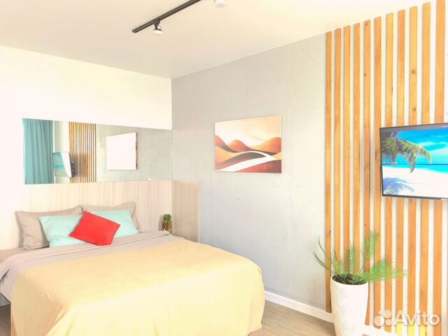 

Квартира-студия, 37 м², 2 кровати