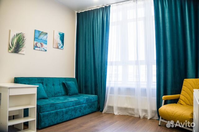 

Квартира-студия, 25 м², 2 кровати