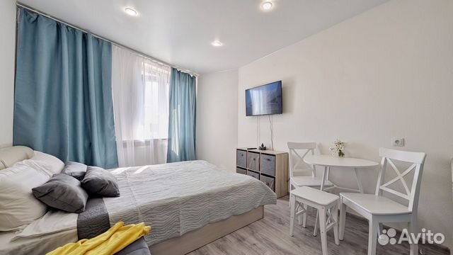 

Квартира-студия, 27 м², 2 кровати