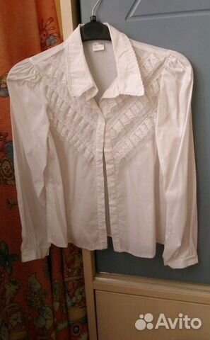 Блузка школьная для девочки р. 140 Блузка школьная для девочки р. 140