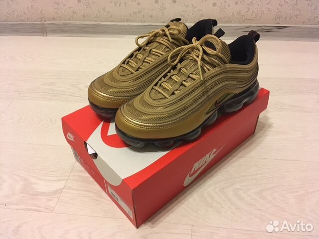 Кроссовки Nike Air Vapormax 97 8,5 US Metallic Gol Кроссовки Nike Air Vapormax 97 8,5 US Metallic Gol