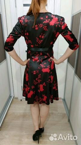 Шелковое вечернее платье р-р 44-46