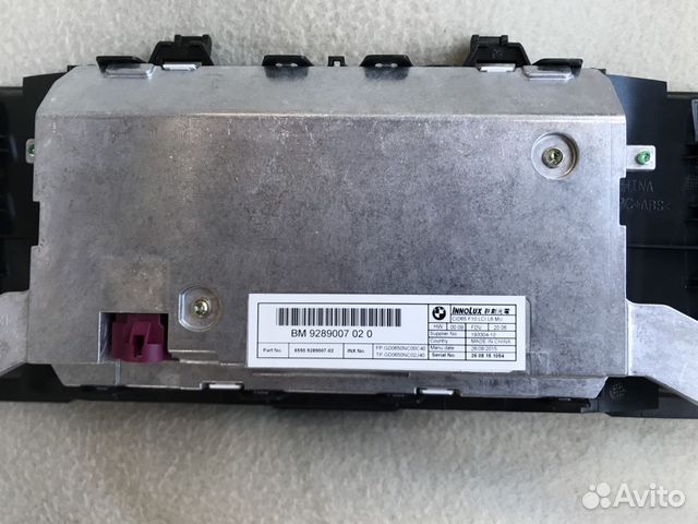 Монитор BMW f10