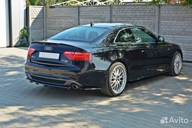 Audi A5 8T S-Line (07-11) Накладка на бампер MD