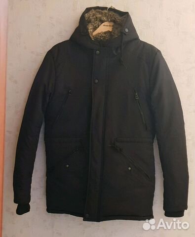 Куртка мужская новая р.46/48 мех, синтепон зима Куртка мужская новая р.46/48 мех, синтепон зима