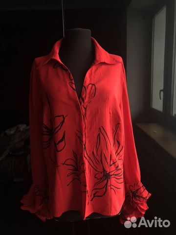 Винтажная блузка 44-46р Винтажная блузка 44-46р