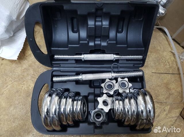 Гантели в кейсе (чемодане) 20 кг