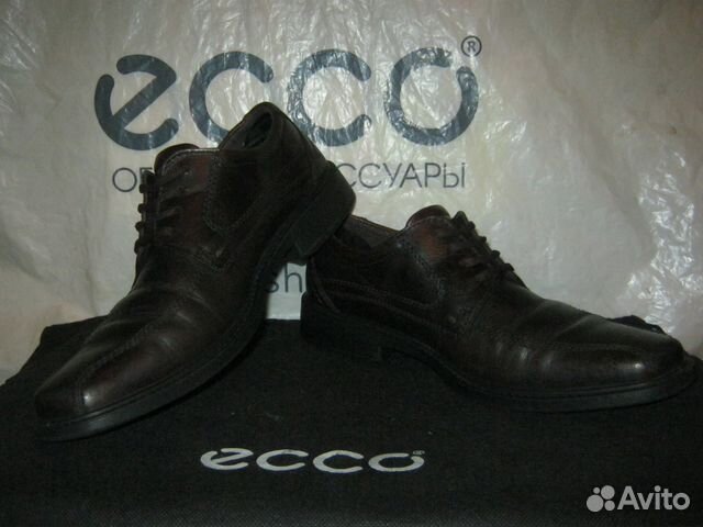 Ecco туфли классика мужские 41