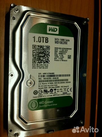 Жесткий диск WD green 1TB