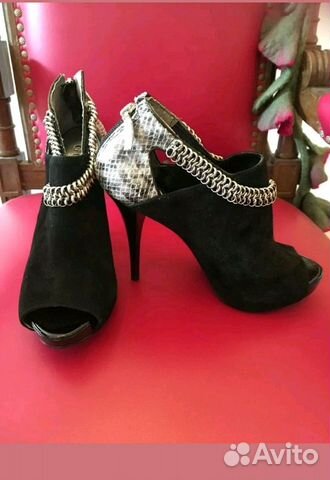 Новые кожаные ботильоны Guess р.37-38Оригинал