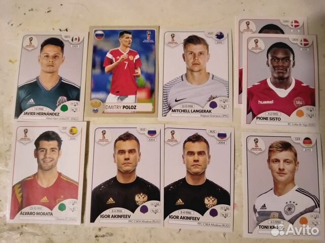 Наклейки Panini fifa World Cup Russia 2018 Наклейки Panini fifa World Cup Russia 2018