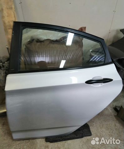 Дверь задняя левая солярис