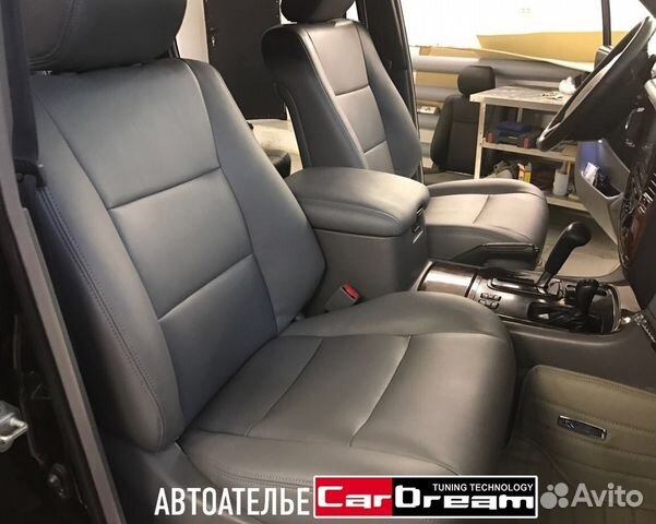 Перетяжка перешив салона Toyota Land Cruiser 100