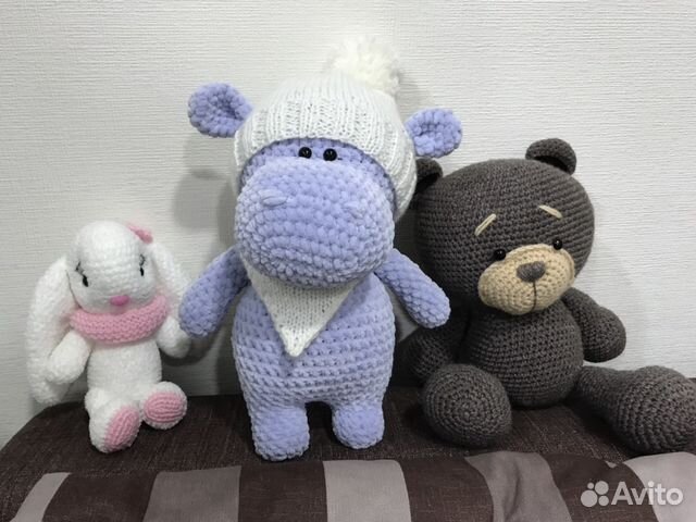 Мягкие вязанные игрушки. Ручная работа. Амигуруми