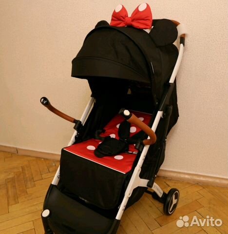 Новая Прогулочная коляска yoya 3 plus Минни Маус