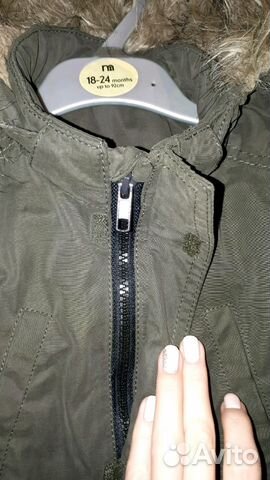 Куртка парка h&m рост 86-92 Куртка парка h&m рост 86-92