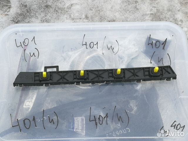 Левое крепление заднего бампера хундай солярис 2